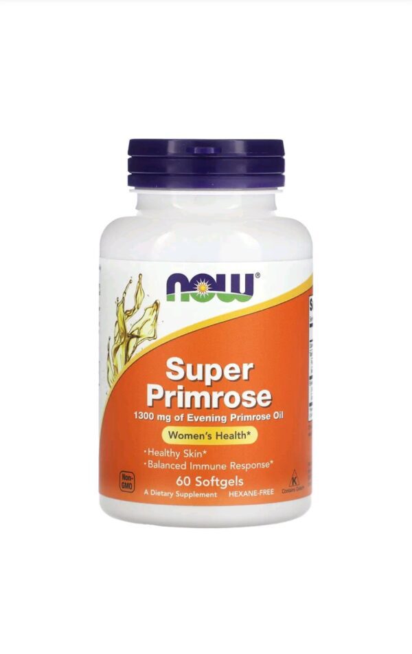 NOW FOODS, Super Primrose, Evening Primrose Oil, 1,300 mg, 60 Softgels