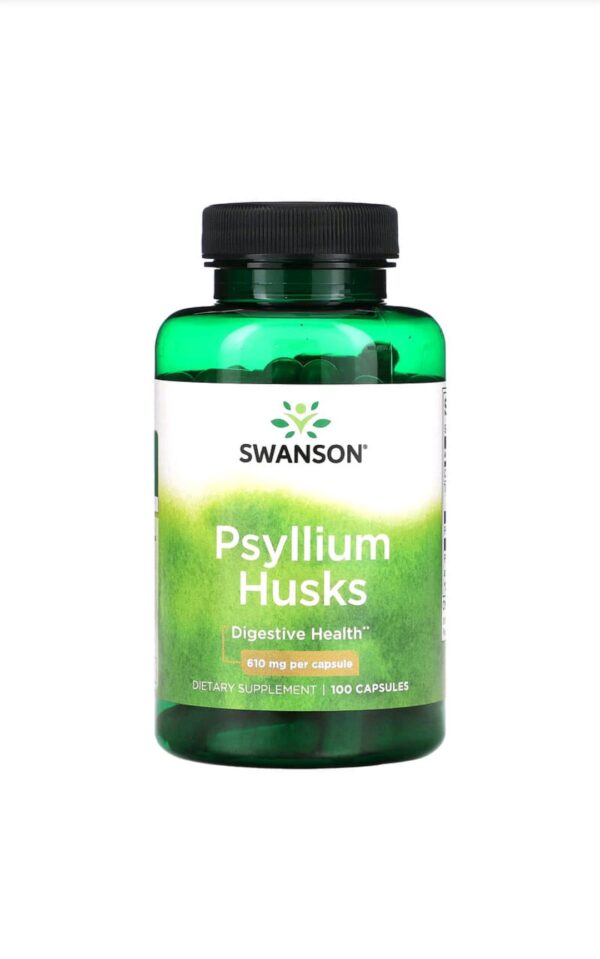 Swanson, Psyllium Husks, 610 mg, 100 Capsules