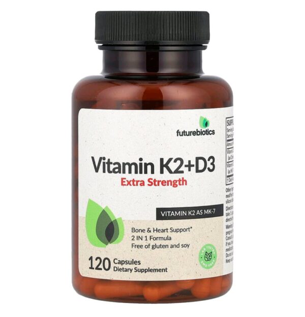 Futurebiotic , Vitamin K2 + D3 10000, Extra Strength, 120 Capsules