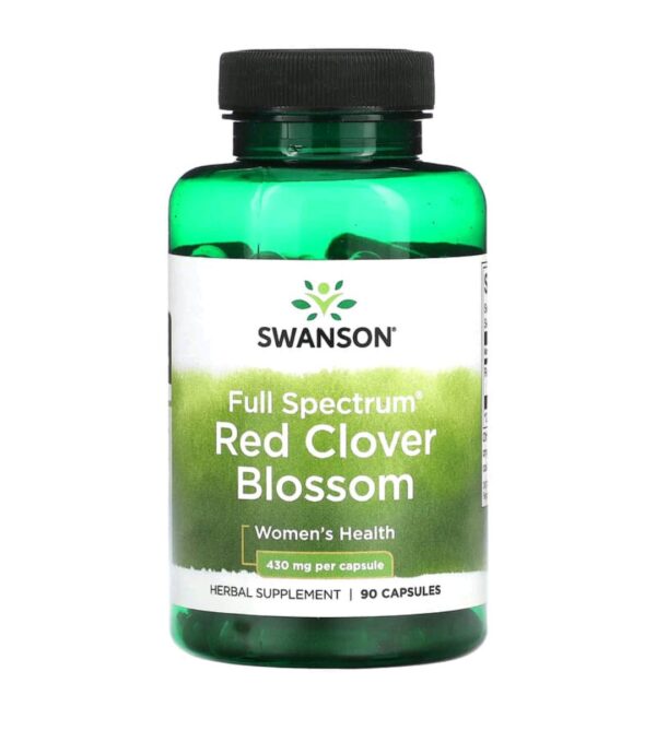 Swanson, Full Spectrum Red Clover Blossom, 430 mg , 90 Capsules