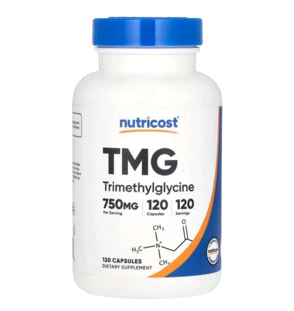 Nutricost, TMG, 750 mg, 120 Capsules