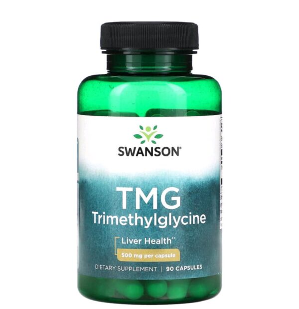 SwansonTMG Trimethylglycine, 500 mg, 90 Capsules