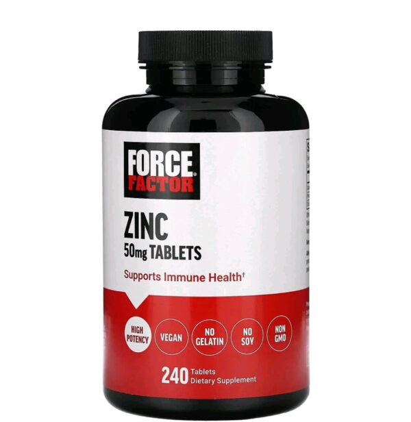 Zinc, 50 mg, 240 Tablets