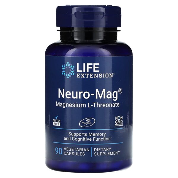 Life extension, Neuro-Mag, Magnesium L-Threonate, 90 Vegetarian Capsules