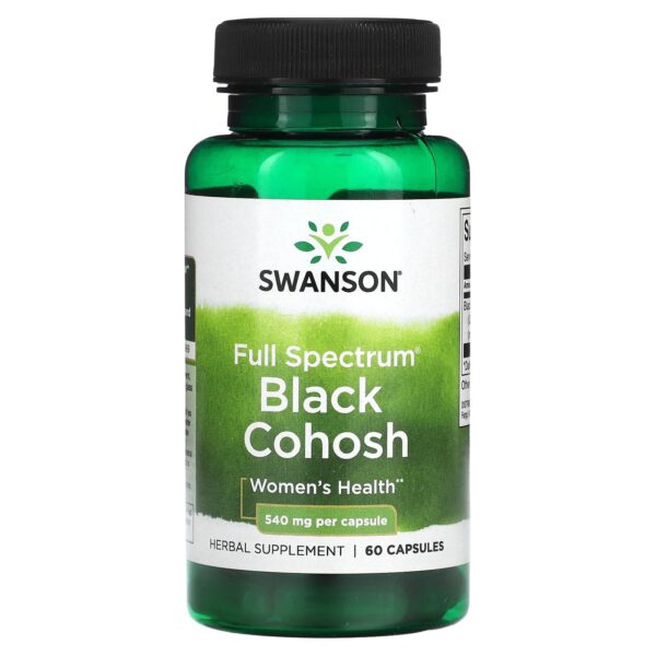 Black Cohosh, 540 mg, 60 Capsules