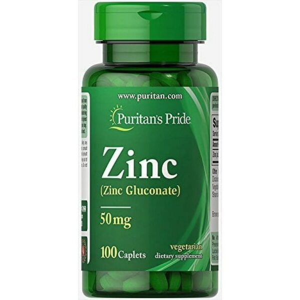 Puritan's Pride Zinc  50 mg 100 Tablets 30/11/2026