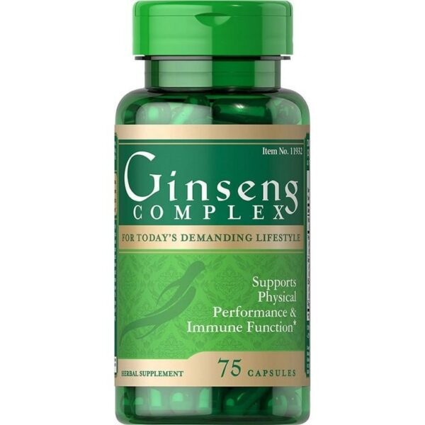 Puritan's Pride Ginseng Complex - 75 Capsules