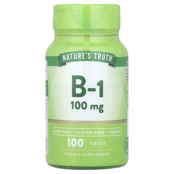 Nature’s Truth, Vitamin B-1, 100 mg, 100 Tablets