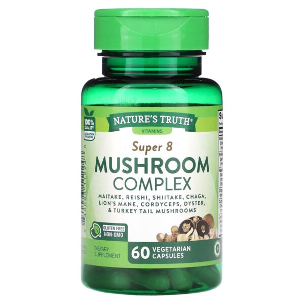 Nature’s Truth, Super 8 Mushroom Complex, 60 Vegetarian Capsules