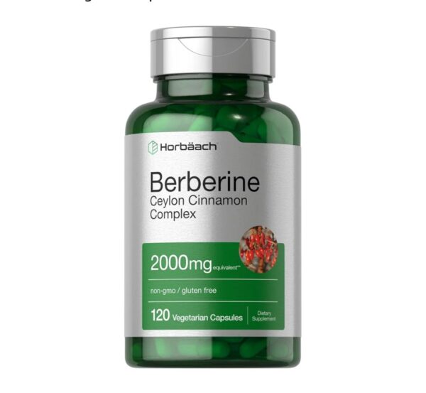 Horbäach Berberine with Ceylon Cinnamon | 2000mg | 120 Veggie Capsules | Vegetarian, Non-GMO & Gluten Free Supplement | Berberine Complex
هورباك بربرين ٢٠٠٠ مللي جرام