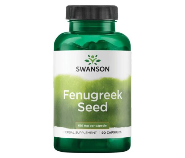 Swanson Full Specturm Fenugreek Seed - Herbal Supplement - (610 Milligrams 90 Capsules)