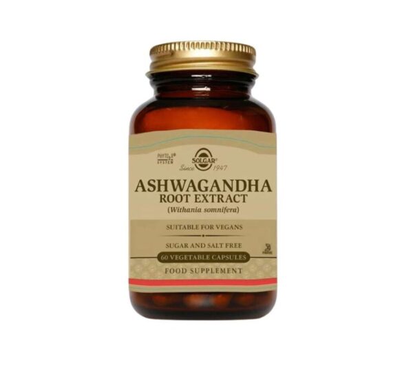 Solgar Ashwagandha Root Extract 60 x 1 vegetable capsules