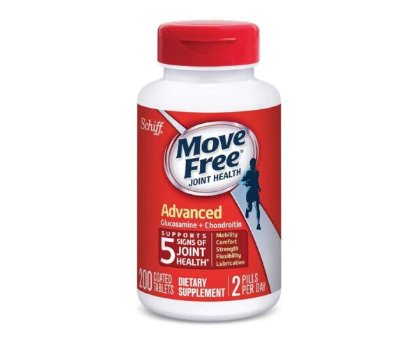 Schiff Move Free Advanced, 200 Tablets - Joint Health Supplement with Glucosamine and Chondroitin