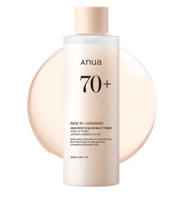 ANUA RICE 70 GLOW MILKY TONER 250ml