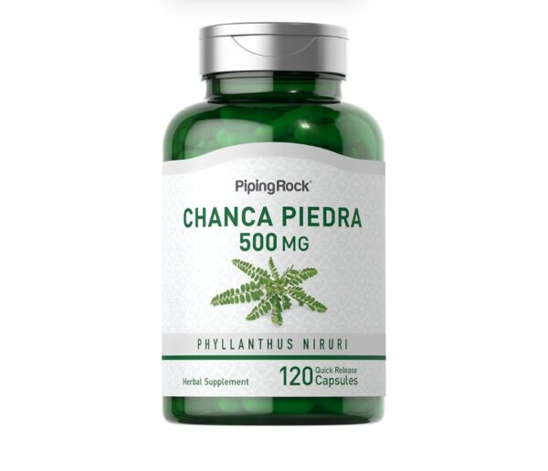 Piping Rock Chanca Piedra Capsules 500mg | 120 Pills | Herbal Supplement | Non-GMO, Gluten Free