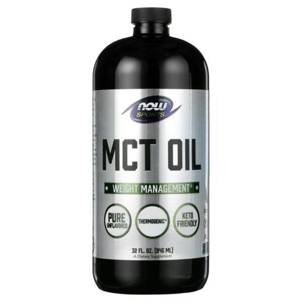 Now, MCT Oil 100% Pure by Now Foods - 32 Ounces