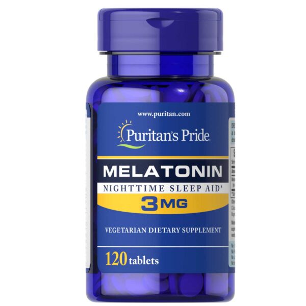 Melatonin 3mg 120 Tablets Puritan's Pride