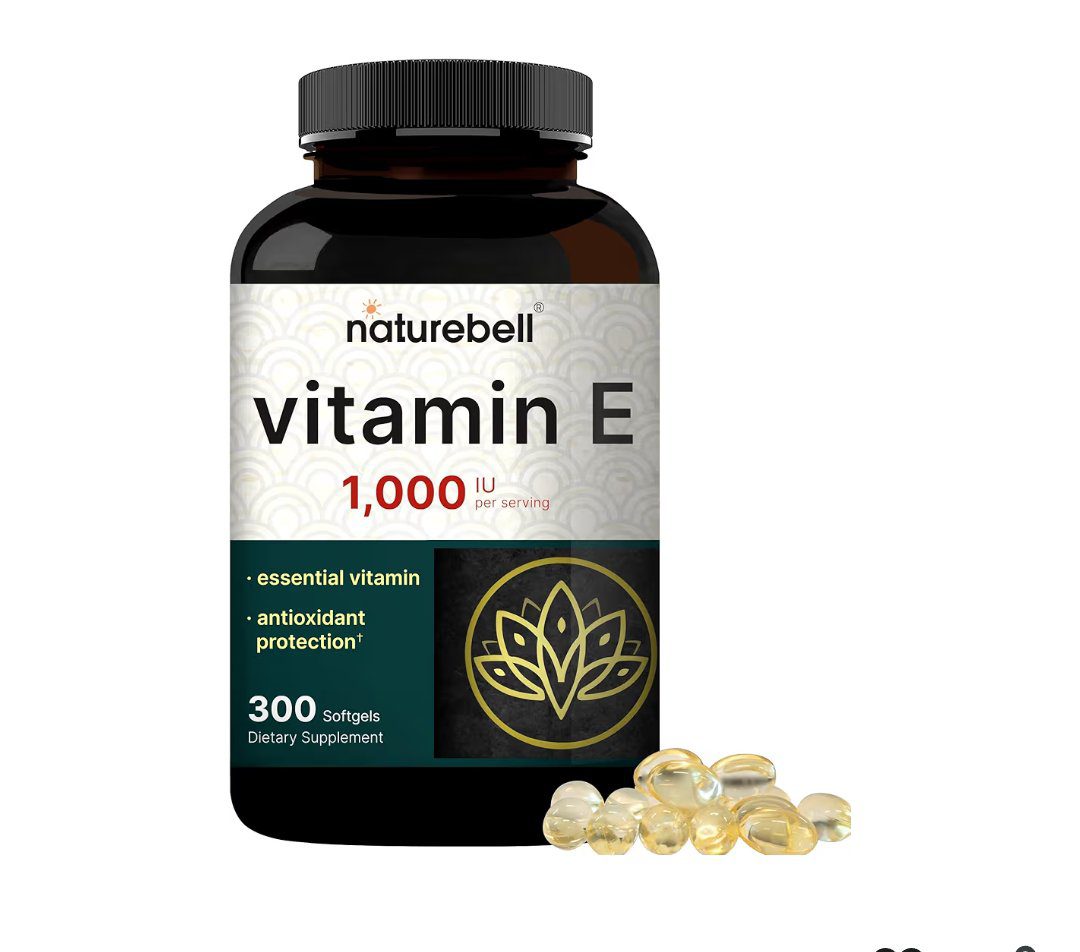 ناتشر بيل فيتامين هـ Oil سوفت جيل، 1، 000 وحدة دولية لكل حصة، 300 Pills - Essential Antioxidant supplements، Easily Absorbed | NatureBell Vitamin E Oil Softgels، 1، 000 IU Per Serving، 300 Pills