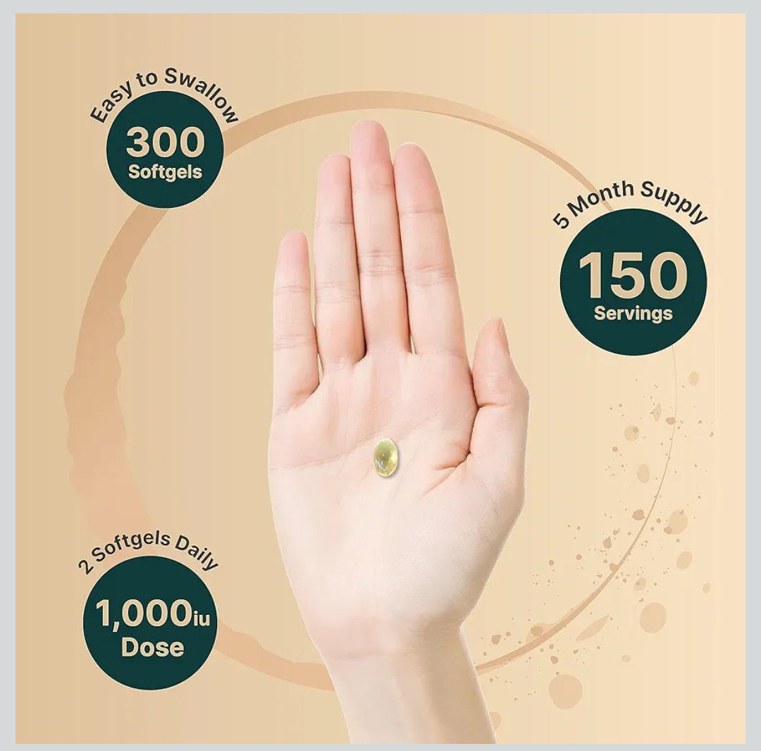 ناتشر بيل فيتامين هـ Oil سوفت جيل، 1، 000 وحدة دولية لكل حصة، 300 Pills - Essential Antioxidant supplements، Easily Absorbed | NatureBell Vitamin E Oil Softgels، 1، 000 IU Per Serving، 300 Pills