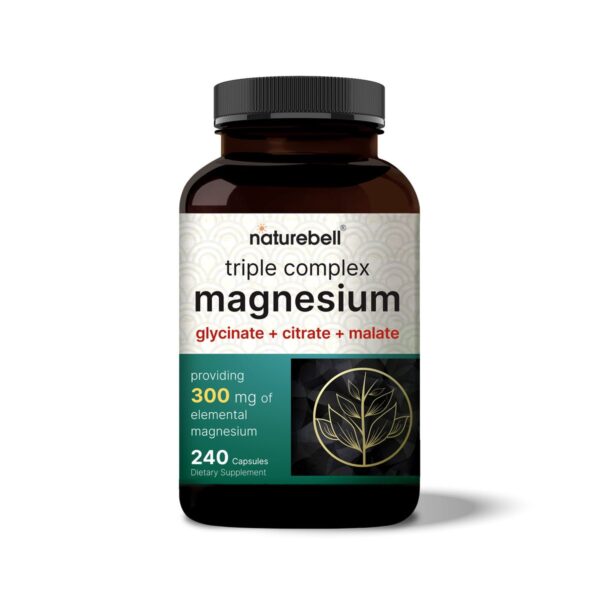 Naturebell, Triple Complex Magnesium Supplement, 240 Capsules