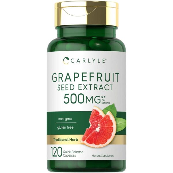 Carlyle  grapefruit 500 mg
خلاصة بذور الجريب فروت 500 مجم 120 كبسولة كارلايل
