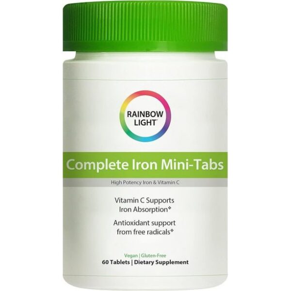 أقراص Complete Iron ™ Rainbow light صغيرة الحجم ، 60 قرصًا