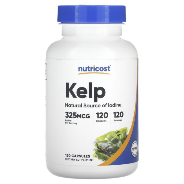 Nutricost , Kelp, Iodine 325 mg, 120 Capsules
