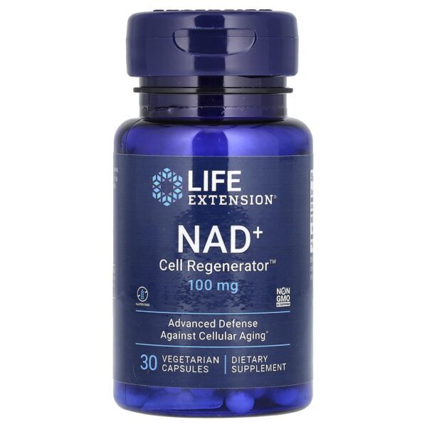 NAD+ Cell Regenerator, 100 mg, 30 Vegetarian Capsules