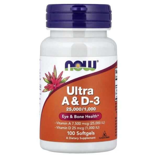 NOW Foods , Ultra A & D3, 100 Softgels