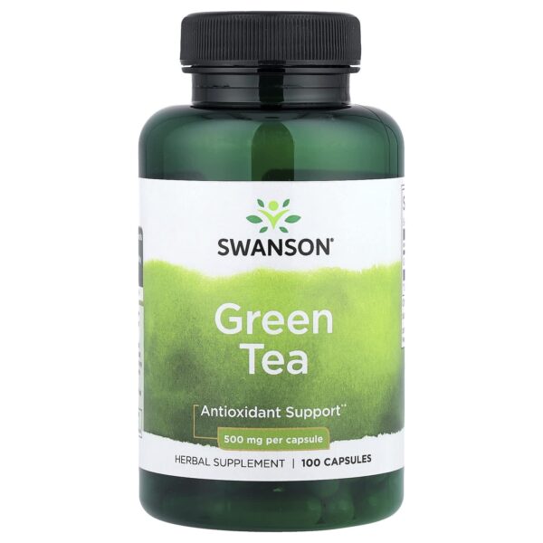 Swanson , Green Tea, 500 mg, 100 Capsules