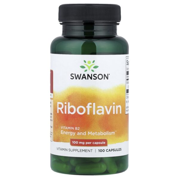 Swanson , Riboflavin, 100 mg, 100 Capsules
