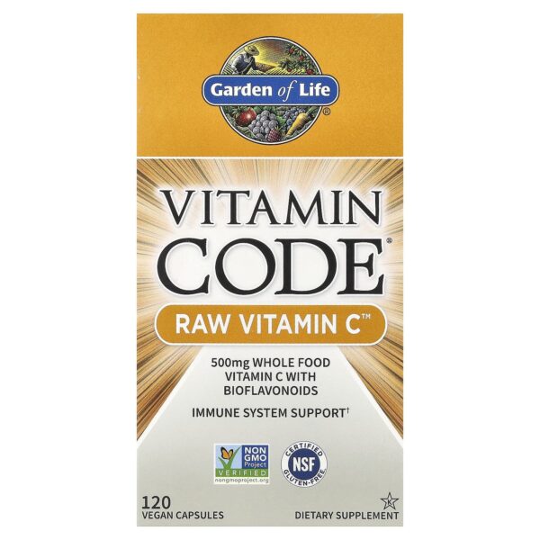 Garden of Life , Vitamin Code®, RAW Vitamin C™, 120 Vegan Capsules