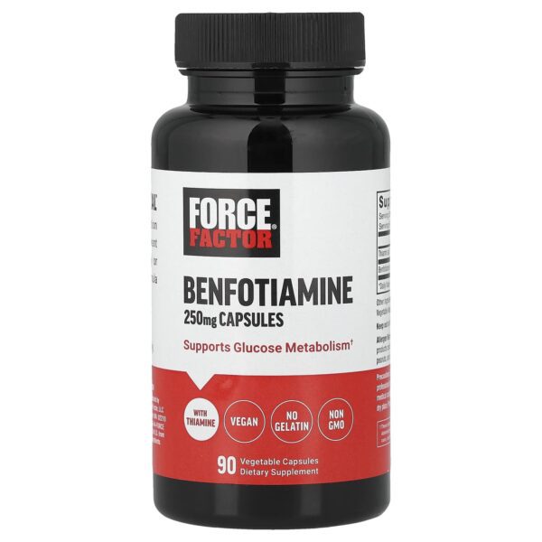 Force Factor , Benfotiamine, 90 Vegetable Capsules