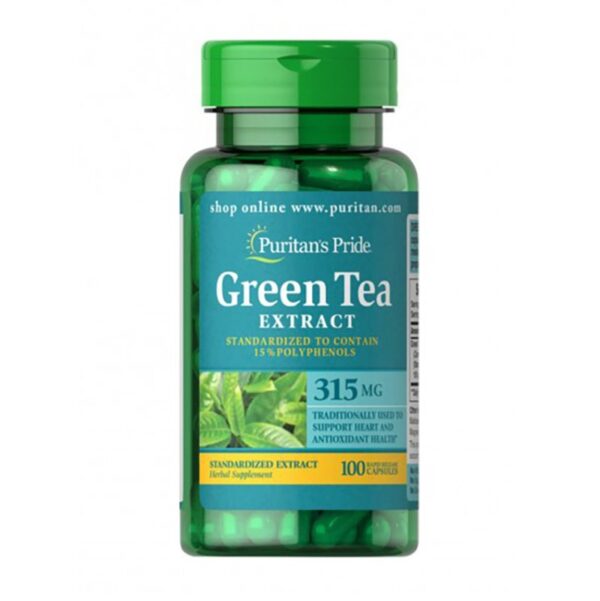 Puritan's Green Tea Extract 315 Mg 100 Cap