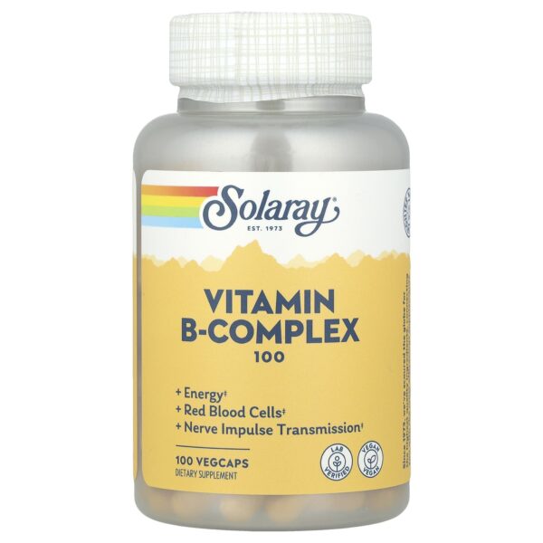 Solaray , Vitamin B-Complex 100, 100 VegCaps