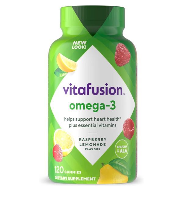 Vitafusion Omega-3 Gummies, 120 Count