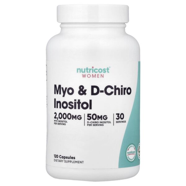 Nutricost , Women, Myo & D-Chiro Inositol, 120 Capsules