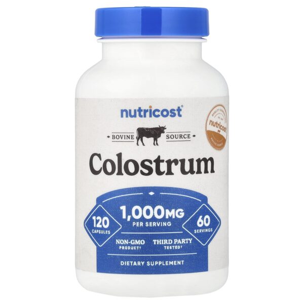 Nutricost , Colostrum, 120 Capsules (500 mg per Capsule