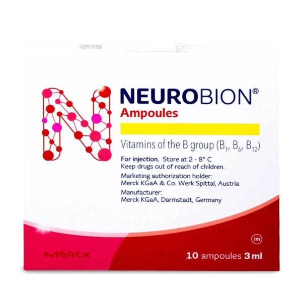 نيوروبيون حقن Neurobion 
amp عدد 10 امبولات 3 م