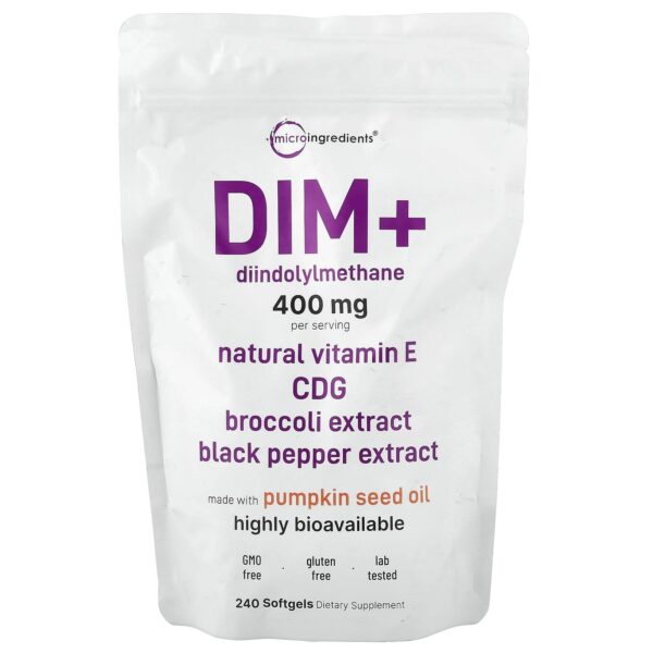 Micro Ingredients , DIM+, 240 Softgels