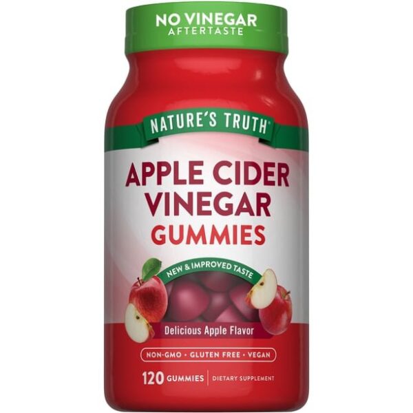 Nature's Truth Apple Cider Vinegar Gummies, 400 mg 120 ct.