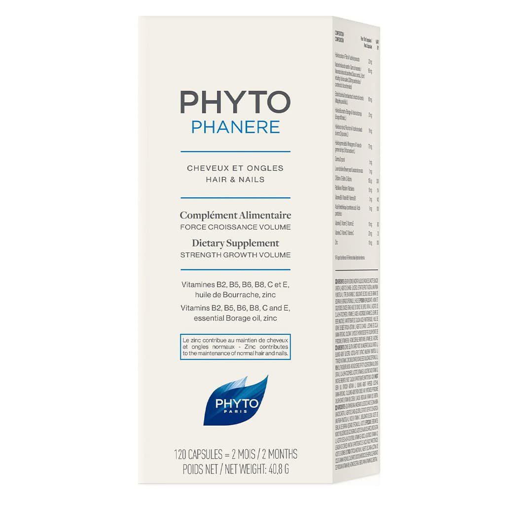 مكمل غذائي Phyto Phytophanere Hair " Nails مكمل غذائي (120 Caps) 2 Month Supply، Exp:30/11/2026 | Phyto Phytophanere Hair & Nails Supplement (120 Caps) 2 Month Supply، Exp :30/11/2026