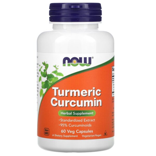 NOW Foods , Turmeric Curcumin, 60 Veg Capsules (665 mg per Capsule