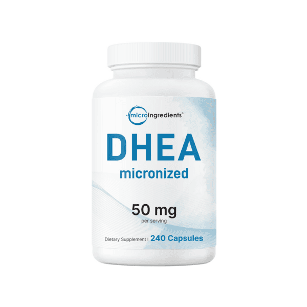 Micro Ingredients DHEA Micronized 50mg, 240 Capsules