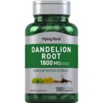 Pipingrock, Dandelion Root, 1800 mg (per serving), 180 Quick Release Capsules