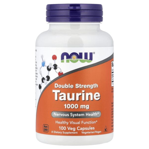 NOW Foods , Taurine, 1,000 mg, 100 Veg Capsules