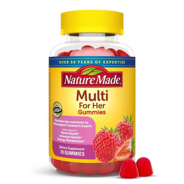 Nature Made Multivitamin For Women, Womens Gummy 70 Coun
