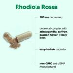 ⁦Micro Ingredients Rhodiola Rosea Complex 3000mg, 240 Vegetarian Capsules⁩ - الصورة ⁦3⁩