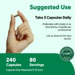 ⁦Micro Ingredients Rhodiola Rosea Complex 3000mg, 240 Vegetarian Capsules⁩ - الصورة ⁦4⁩