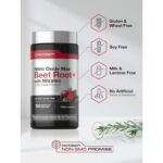 ⁦Nitric Oxide Beet Root Capsules for Men and Women | With Nitrates | 180 Count | by Horbaach⁩ - الصورة ⁦5⁩